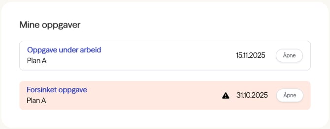 MineOppgaver